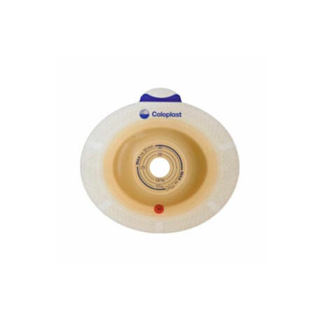 Sensura click x-pro placa plana de ostomía adhesivo doble capa uso prolongado